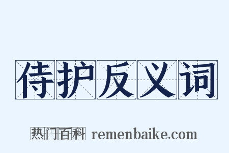 侍护反义词是什么意思的图片